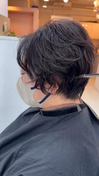 ショート 髪質改善ayame 横山諒のヘアスタイル