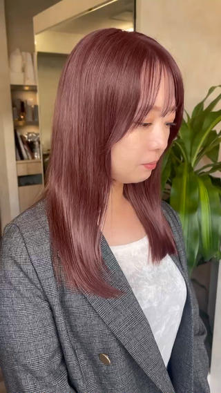 ミディアム カラー ダブルカラー /まつ毛パーマ🎀のヘアスタイル