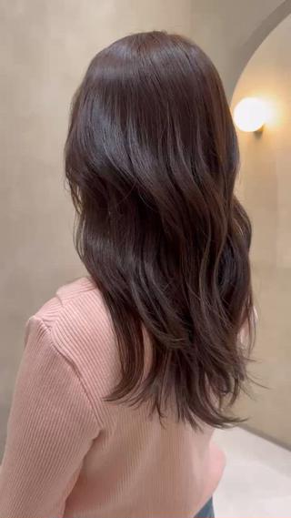 セミロング 酸性ストレート 青木優磨のヘアスタイル