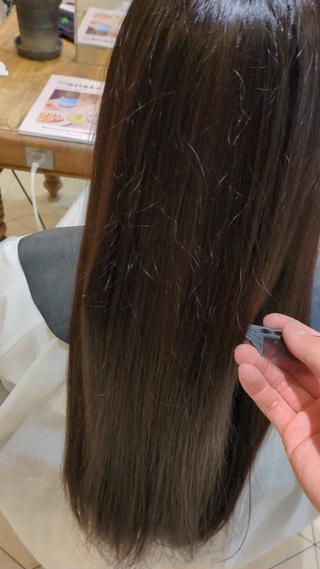 ロング 深夜まで営業中‼️ レム髪質改善のヘアスタイル