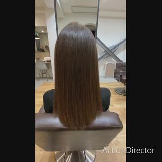 ロング 深夜まで営業中‼️ レム髪質改善のヘアスタイル