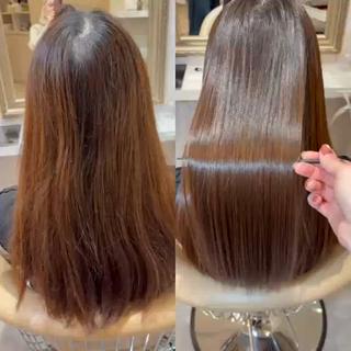 ロング パーマ 寺岡 香名子のヘアスタイル