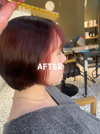 ショート カラー APPEL hair /岡山のヘアスタイル