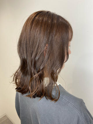 ミディアム カラー APPEL hair /岡山のヘアスタイル