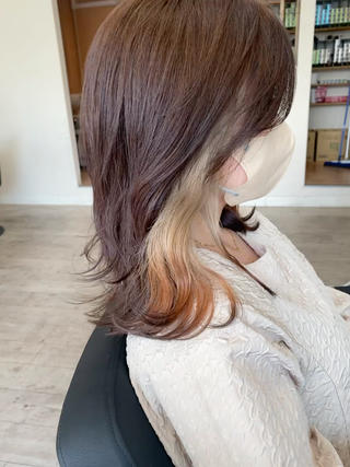 ミディアム カラー APPEL hair /岡山のヘアスタイル