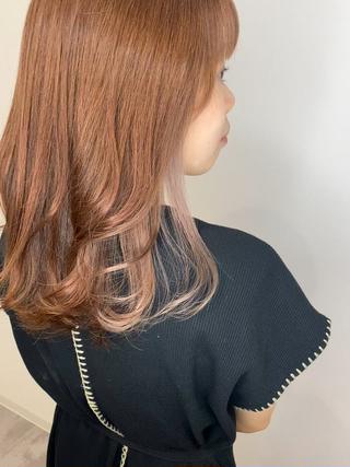 セミロング カラー APPEL hair /岡山のヘアスタイル