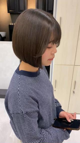 ボブ×艶髪めちゃくちゃ可愛いです！ 