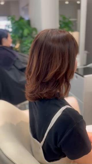 ミディアム asterisk所属・涼音 🫧前髪お助け美容師のヘアスタイル