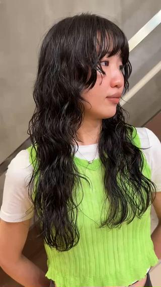 hana koharu perm
ロング　パーマ 