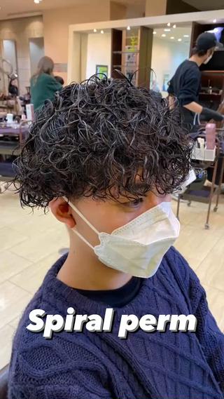 スパイラルプードルパーマ 