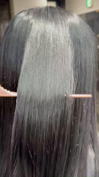黒染め×髪質改善トリートメント
