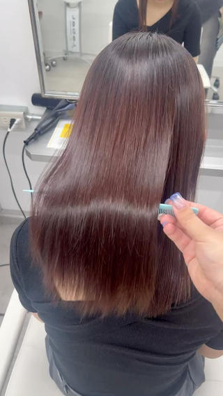 セミロング カラー パーマ 🕯コバ/レイヤー/ 美髪縮毛🕯のヘアスタイル