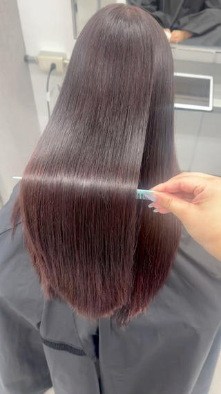 ロング カラー パーマ 🕯コバ/レイヤー/ 美髪縮毛🕯のヘアスタイル