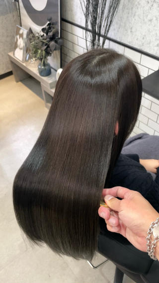 セミロング ANDO hair&eye所属・美髪師JO/髪質改善 静かな半個室サロンのヘアスタイル