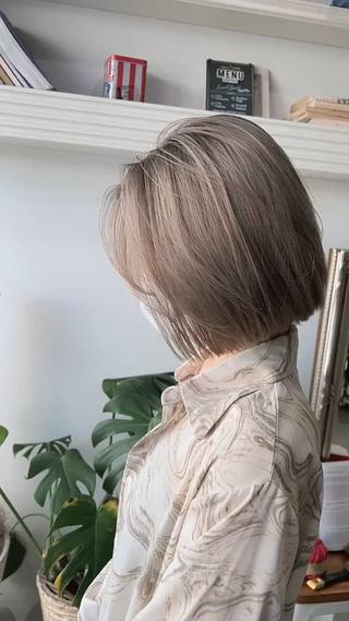 ショート カラー ヘアアレンジ 大宮/山口 竣也のヘアスタイル