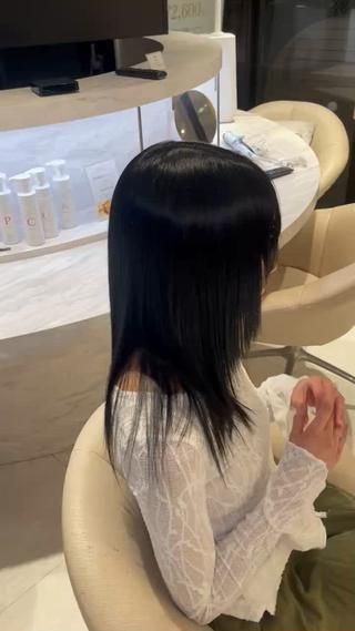 セミロング カインド所属・🤍KIND 堀川留加🤍のヘアスタイル