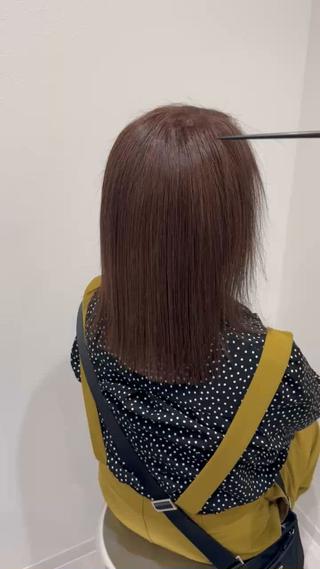 セミロング 髪質改善×縮毛矯正 特化サロン/森脇のヘアスタイル