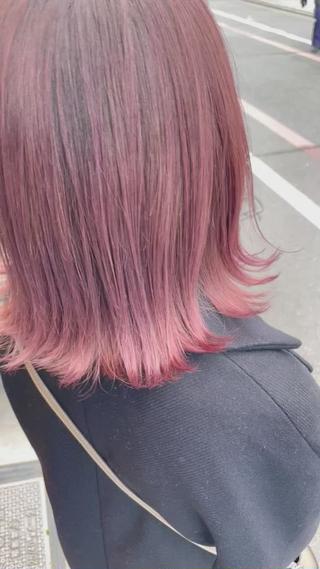 ミディアム カラー ヘアアレンジ Recess hair所属・川内 政人のヘアスタイル