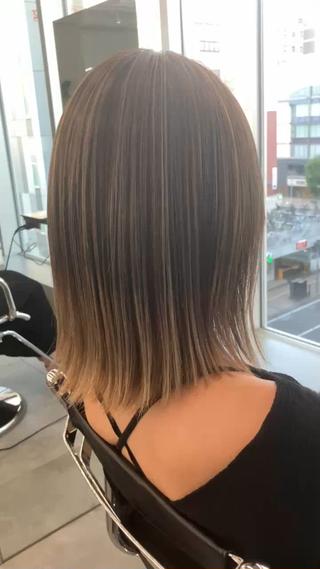 ミディアム 勝谷 悟史のヘアスタイル