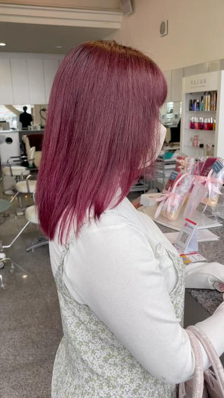 12レベル以上でブリーチなしのピンクカラー
︎ブリーチ必要な場合もあります！！ 