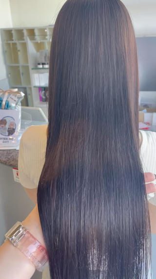 ブリーチ毛にも出来る髪質改善ストレートパーマ 