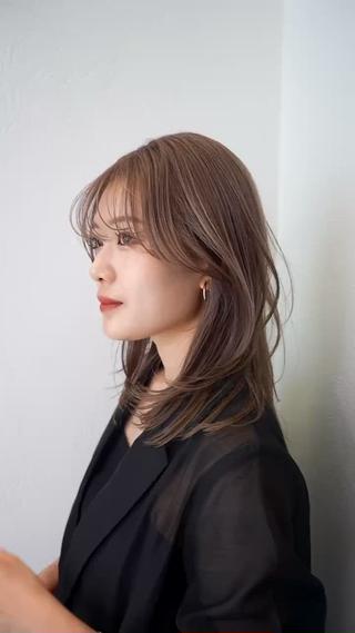 ロング カラー ボブ/ミディアム sakuのヘアスタイル