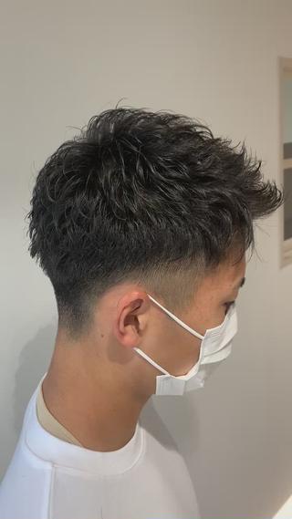 ベリーショート×ワンカールパーマ
スタイリングが簡単に