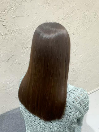 セミロング カラー 【髪質改善】 夏目結以のヘアスタイル