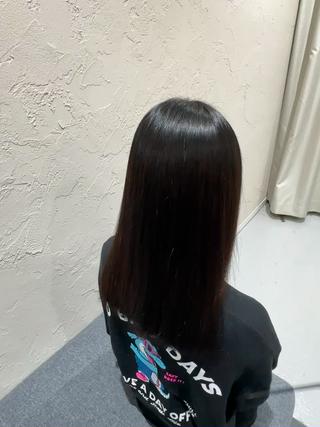 ロング カラー 【髪質改善】 夏目結以のヘアスタイル