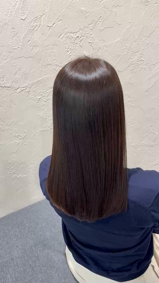 ロング カラー 【髪質改善】 夏目結以のヘアスタイル