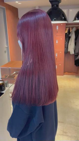 ロング カラー 🩷ハイトーン透明感 レイヤー🩷ユリカのヘアスタイル