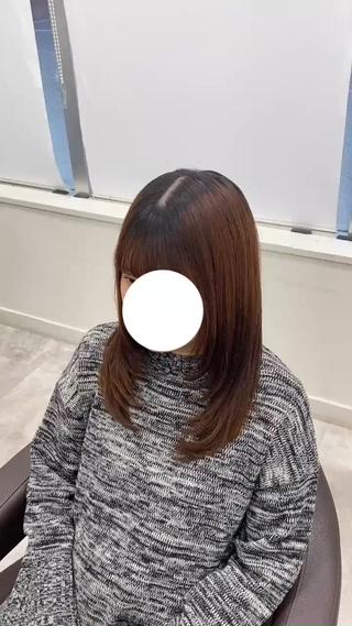 ロング 寺井 萌恵のヘアスタイル
