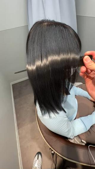 セミロング カラー JIL BLAN千葉 代表　Toshikiのヘアスタイル