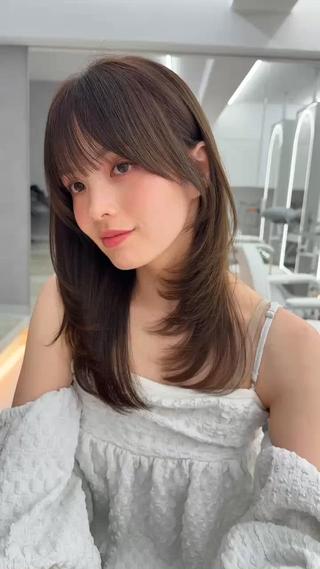 セミロング sand yokohama所属・期間限定無料カット まつきのヘアスタイル