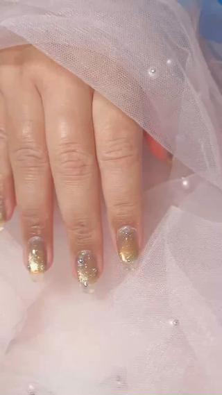 #持ち込みネイル
#マグネット
#ワンカラー
#微粒子マグネット
#クリアフレンチ
#クリアネイル
#シルバースタッズ
#Lashade gel 