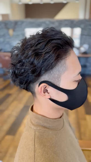 オールバックスタイル
ツイストスパイラル 