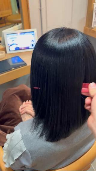 縮毛矯正でサラッとツヤッと美髪へ!縮毛矯正モデル募集中です!髪質改善したい方は僕にお任せ下さい