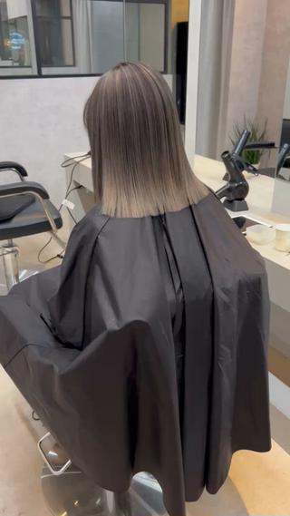 ミディアム カラー 一ノ瀬 暁のヘアスタイル