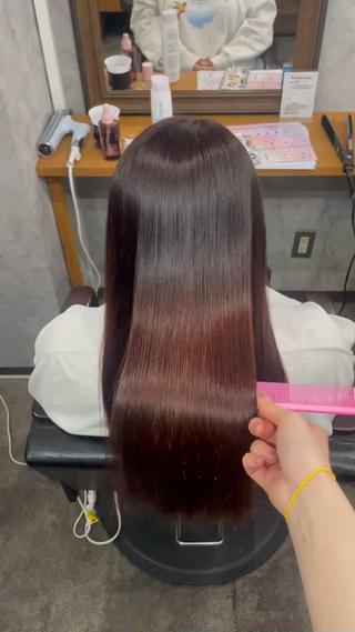 ロング カラー 髪質改善/艶カラー ✝️SAKURAのヘアスタイル