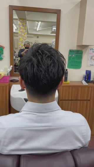 ショート メンズ メンズパーマ 赤司 泰樹のヘアスタイル