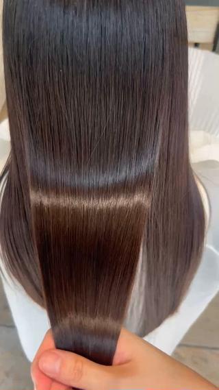 ロング 田中 らなのヘアスタイル