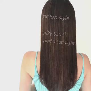 ロング カラー パーマ 🥇髪質改善🥇 polon代表鵜澤のヘアスタイル