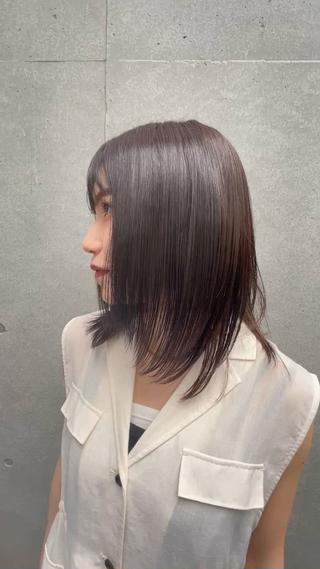 ミディアム レイヤー🩰顔まわり /透明感/kanaのヘアスタイル