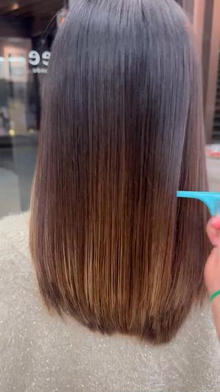 ミディアム 透明感暖色カラー🥣 rico💗のヘアスタイル