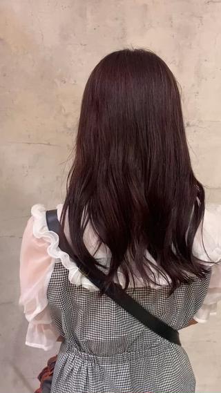 カラー 🖤海外風デザイン カラー🖤/りんのヘアスタイル