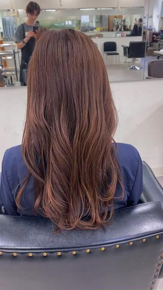 カラー 🖤海外風デザイン カラー🖤/りんのヘアスタイル