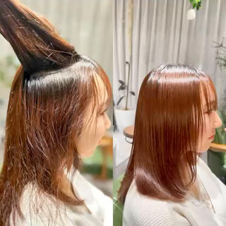 ミディアム Lit. 自由が丘所属・髪質改善🥇津田 【自由が丘】【美髪】のヘアスタイル