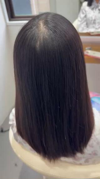 セミロング 安積 秀則のヘアスタイル