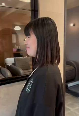 ショート ボブ×レイヤーカット 艶髪🇰🇷中山蓮のヘアスタイル