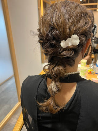 編みおろしアレンジ 